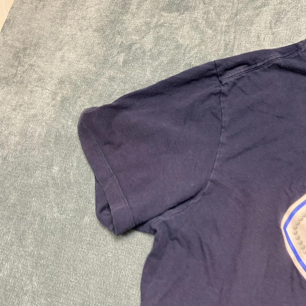 Nike Mercari Texas Bowl Football T-Shirt Mens Large Navy Blue Comfort Casual Tee
